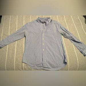 Vineyard Vines men’s button up blue and white size large